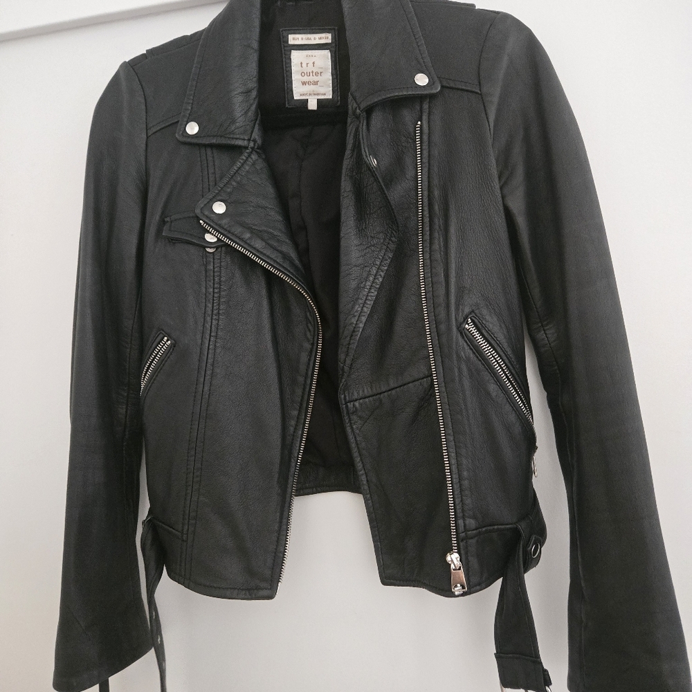 Women's Black Leather Jacket